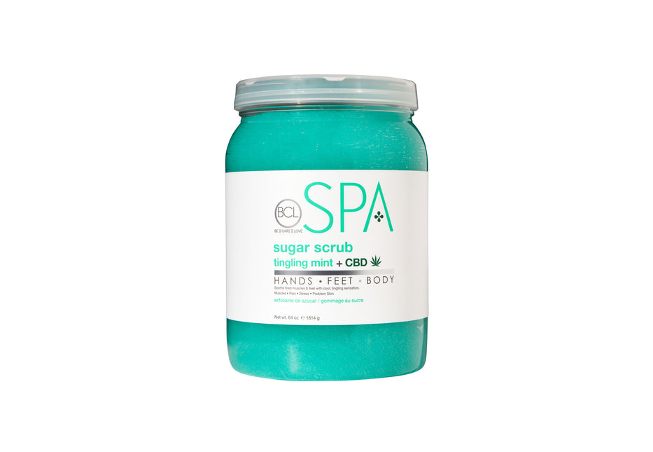 BCL SPA Tingling Mint + CBD Sugar Scrub