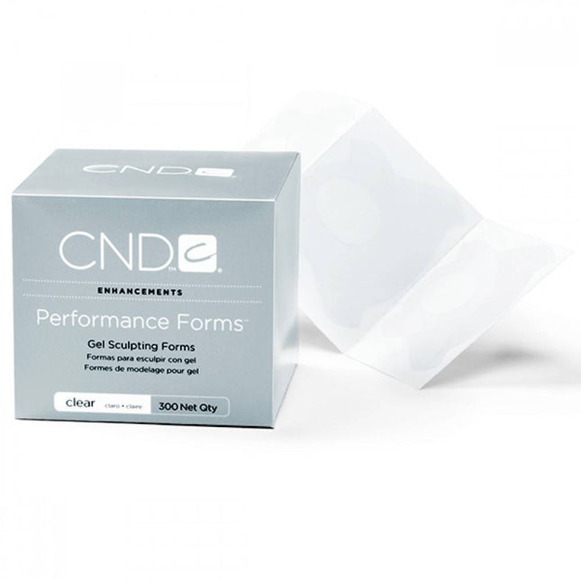 CND Nagel Sjabloon Performance Forms Clear (300 Stuks)