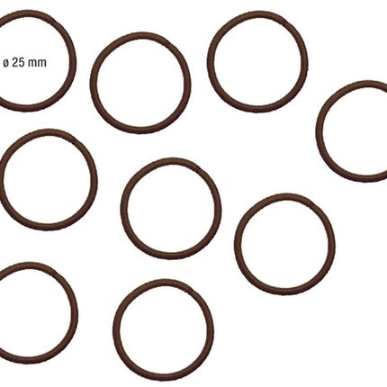 Efalock Elastiek Zonder IJzer Klein 25mm (10 Stuks)
