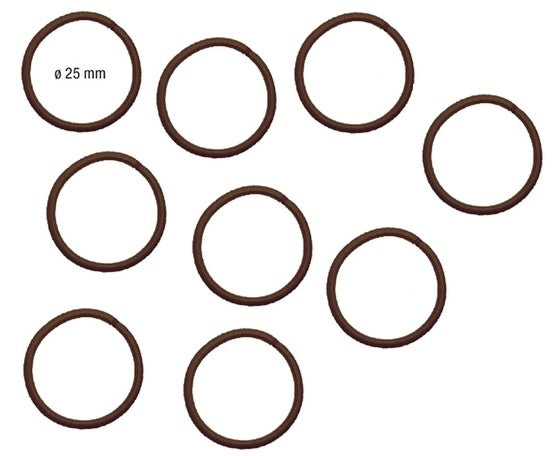 Efalock Elastiek Zonder IJzer Klein 25mm (10 Stuks)