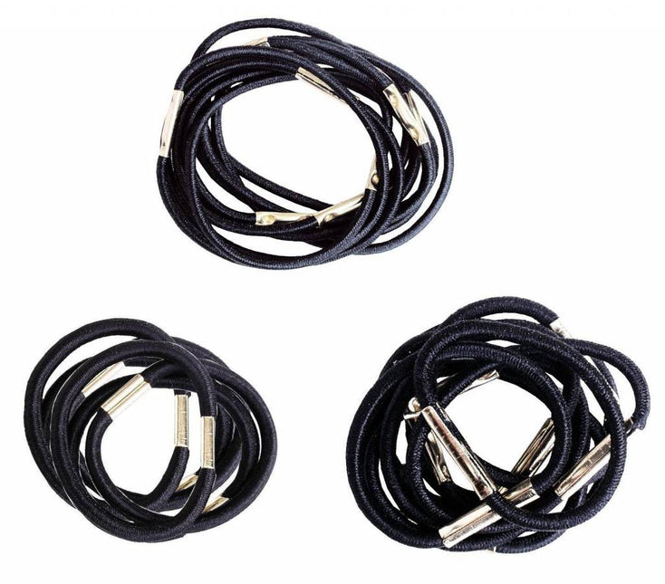 Efalock Haar Elastiekjes Zwart (Diverse maten en stuks)