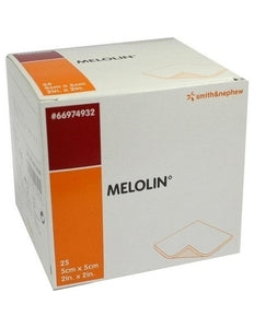 Kappershandel Melolin 5x5cm Steriel Niet-verklevend Absorberend Kompres