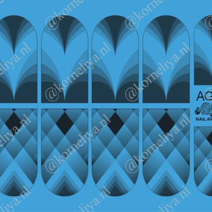 Korneliya Airbrush Waterdecal Nailart