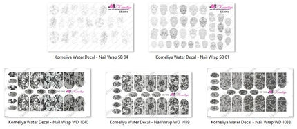 Korneliya Water Decal - Nail Wrap