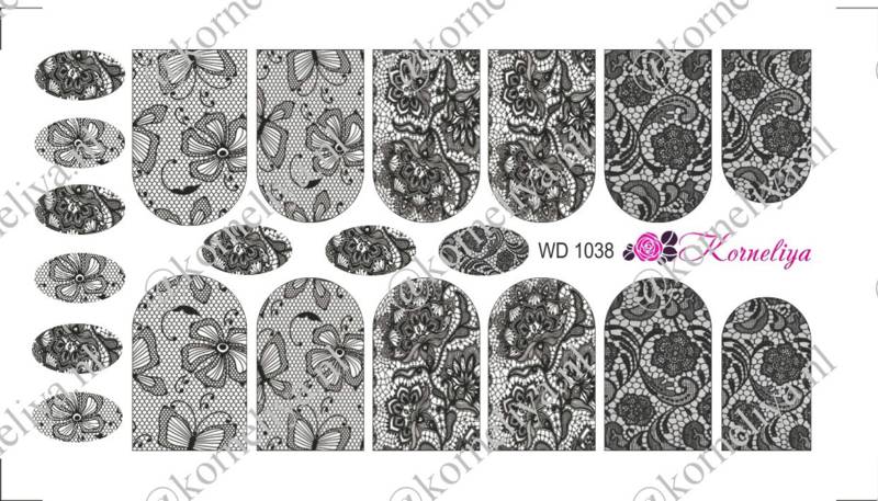 Korneliya Water Decal - Nail Wrap