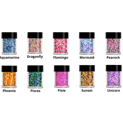 Lecenté Chunky Glitter - Nail Art Glitter