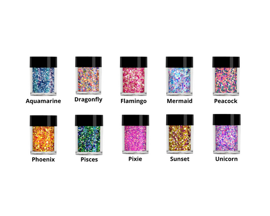 Lecenté Chunky Glitter - Nail Art Glitter