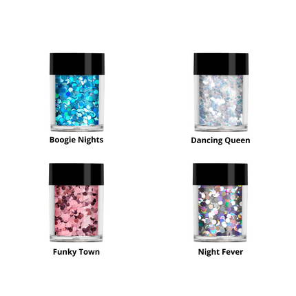 Lecenté Disco Balls Glitters - Nail Art Glitter