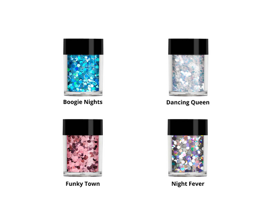 Lecenté Disco Balls Glitters - Nail Art Glitter