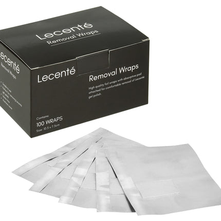 Lecenté Foil Removal Wraps (100 Stuks)