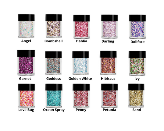 Lecenté Multi Glitz - Nail Art Glitter