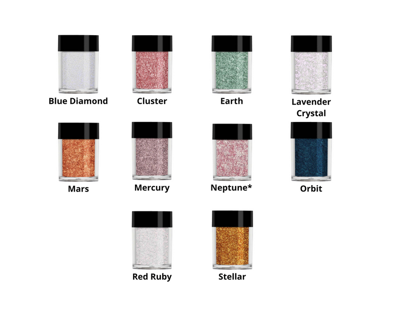 Lecenté Stardust Glitter - Nail Art Glitter