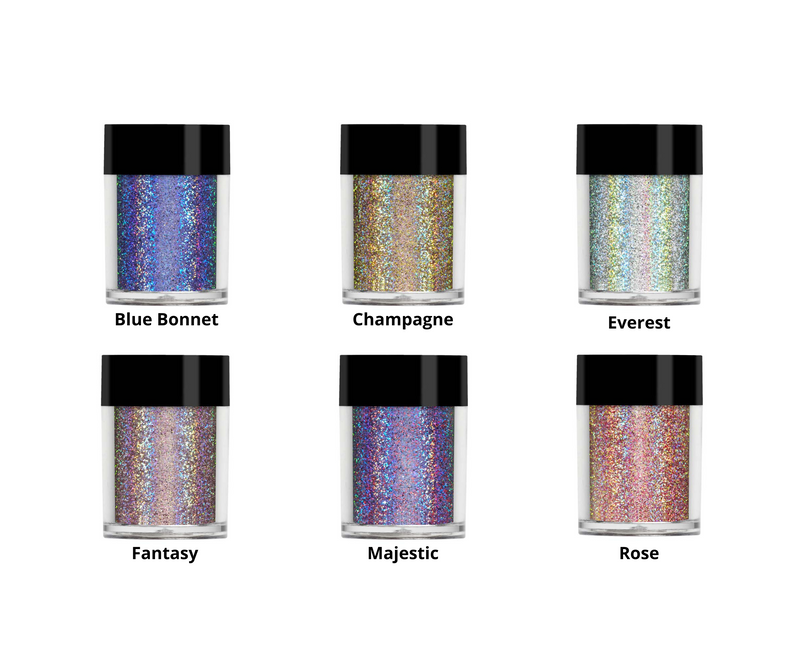 Lecenté Super Holographic Glitter - Nail Art Glitter
