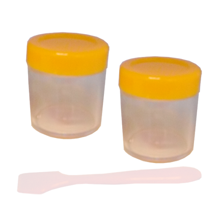 Megapoint 2 Plastic Potjes met Spatel (2x20ml)