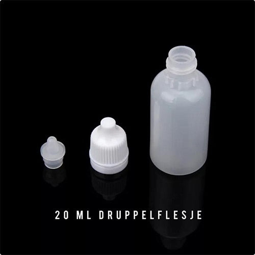 Megapoint Megapoint Druppelflesje Plastic (met inlage en dopje - 20ml)