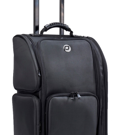 Megapoint Megapoint PClinic Pedicure/Visagie Koffer Nylon Zwart Trolley Luxe + Wieltjes