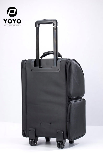Megapoint Megapoint PClinic Pedicure/Visagie Koffer Nylon Zwart Trolley Luxe + Wieltjes