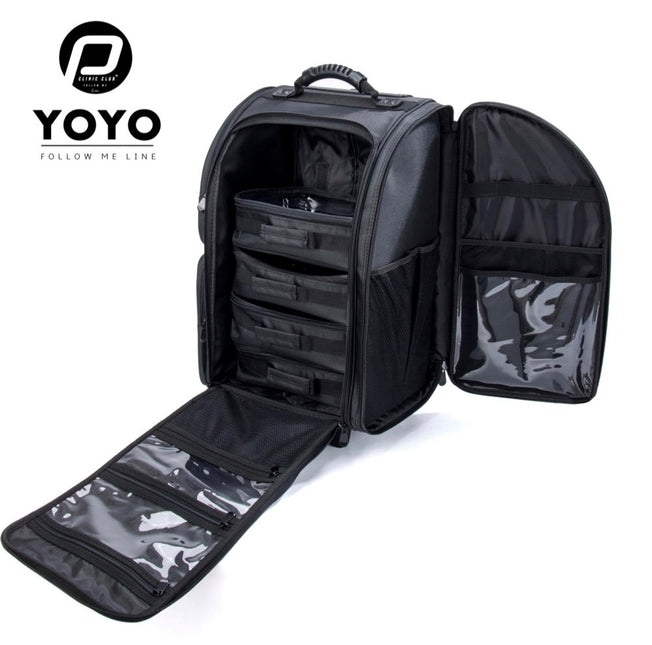 Megapoint Megapoint PClinic Pedicure/Visagie Koffer Nylon Zwart Trolley Luxe + Wieltjes