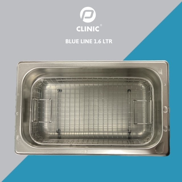 Megapoint Megapoint PClinic RVS Ultrasoon Reiniger 1,6Ltr Digitaal met Heating