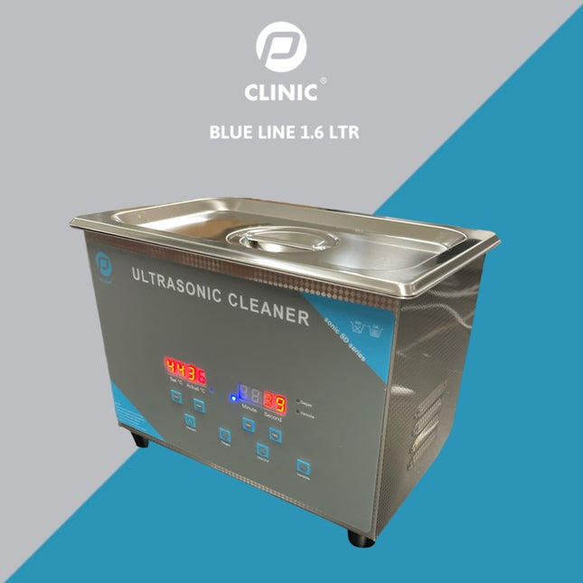 Megapoint Megapoint PClinic RVS Ultrasoon Reiniger 1,6Ltr Digitaal met Heating