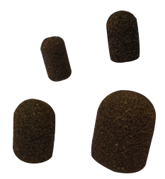 Megapoint Megapoint Slijpkap Rond Grof #80 Bruin (10 Stuks)