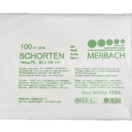 Merbach Wegwerp Schorten in Zak (100 Stuks)