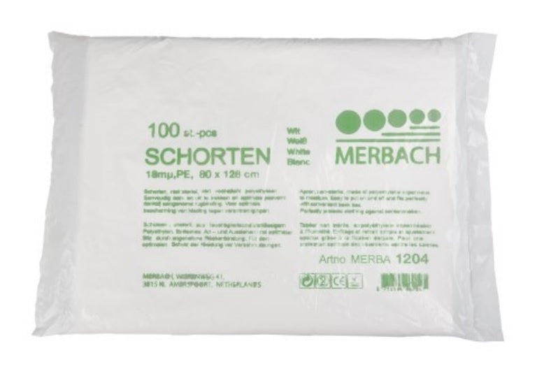Merbach Wegwerp Schorten in Zak (100 Stuks)