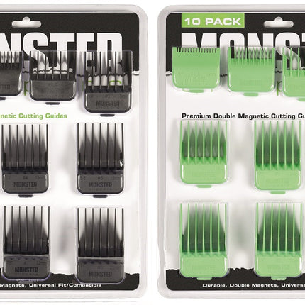 Monster Clippers PREMIUM Dubbel Magnetische Opzetkammen (10 stuks)