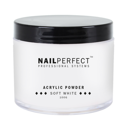 Nailperfect Acrylic Powder Soft White Acrylpoeder