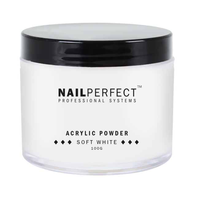 Nailperfect Acrylic Powder Soft White Acrylpoeder