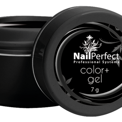 Nailperfect Color+ Gel Black - Gepigmenteerde Nagelgel (7 Gram)