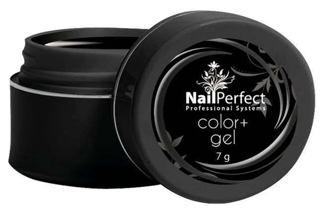 Nailperfect Color+ Gel Black - Gepigmenteerde Nagelgel (7 Gram)