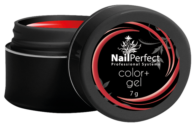 Nailperfect Color+ Gel Red - Gepigmenteerde Nagelgel (7 Gram)