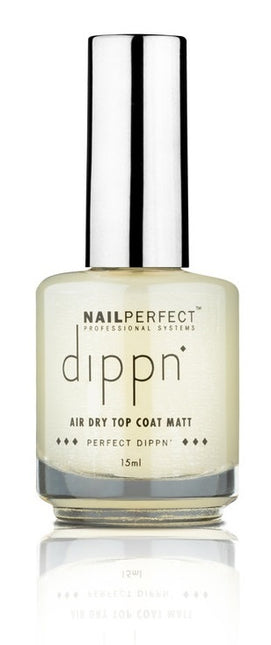 Nailperfect Dippn Air Dry Top Coat Matt (15ml)