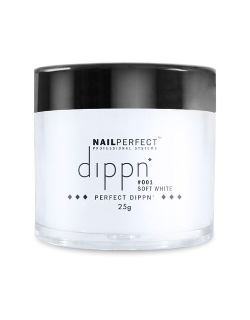 Nailperfect Dippn Powder Acrylpoeder #001 Soft White (25 Gram)