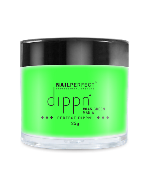 Nailperfect Dippn Powder Acrylpoeder #045 Green Mania (25 Gram)