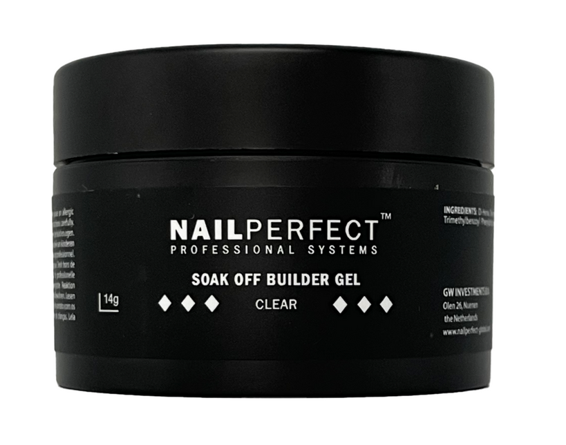 Nailperfect Nailperfect Soak Off Builder Gel Clear (14 Gram)
