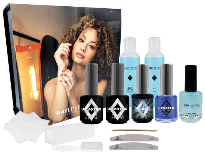 Nailperfect UPVOTED Fiber in a Bottle Get Started Kit
