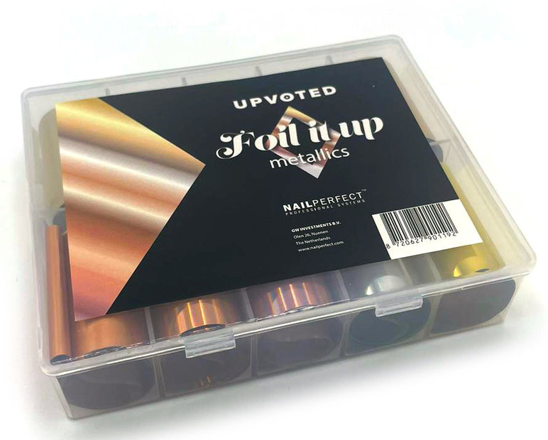 Nailperfect UPVOTED Nagelfolie Foil it Up - Metallics (10 Stuks)