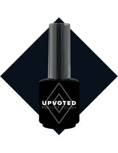 Nailperfect UPVOTED Soak Off Gel Polish #183 Black Ink (15ml)
