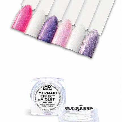 No Label Mix & Mingle Nagelpoeder Mermaid Effect