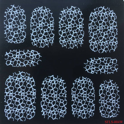 No Label Nail Art Design Sticker