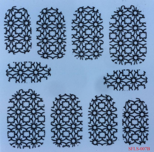 No Label Nail Art Design Sticker