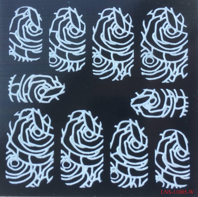 No Label Nail Art Design Sticker