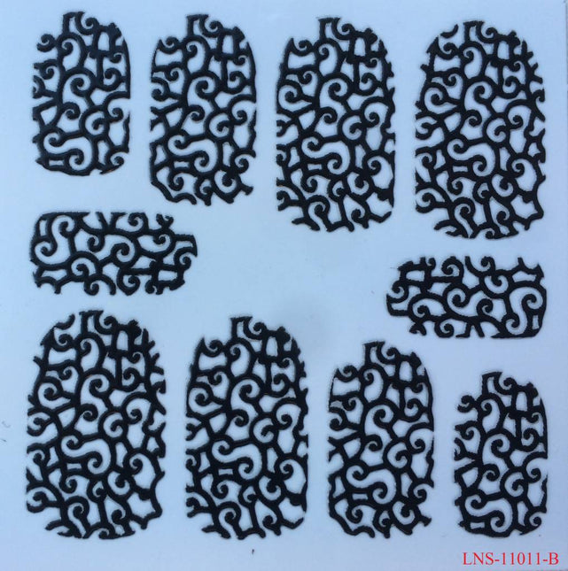 No Label Nail Art Design Sticker