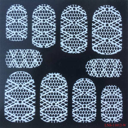 No Label Nail Art Design Sticker