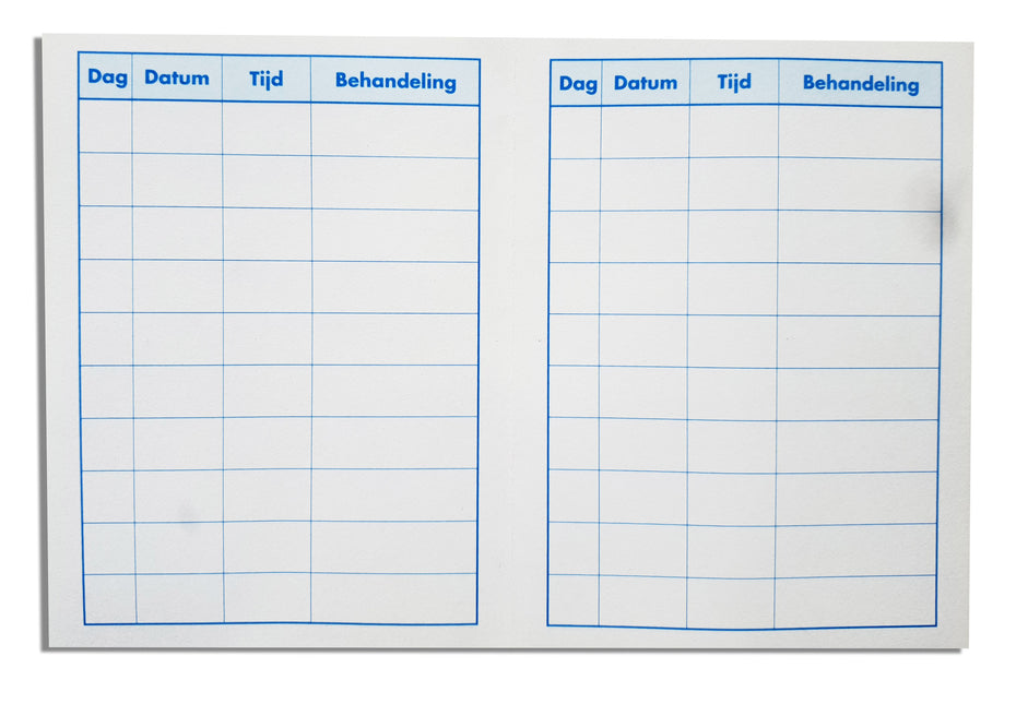 Orthofex Orthofex Afsprakenkaartje Pedicure (100 Stuks)