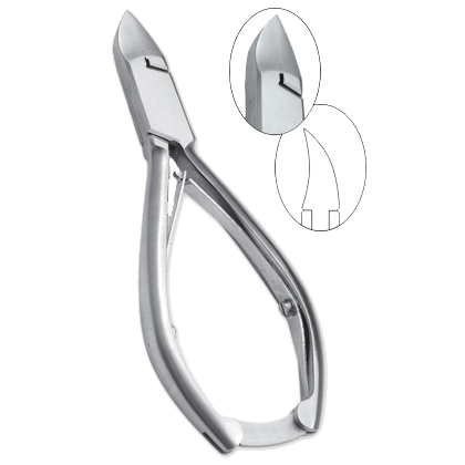 Orthofex Orthofex Dubbel Scharniertang Spitse Bek Diabetici RVS