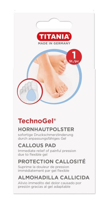 Orthofex Orthofex Titania Eeltkussen Technogel Blauwe Siliconen Voorvoet
