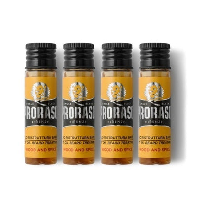 Proraso Wood & Spice Hot Oil Beard Treatment (4x17ml)